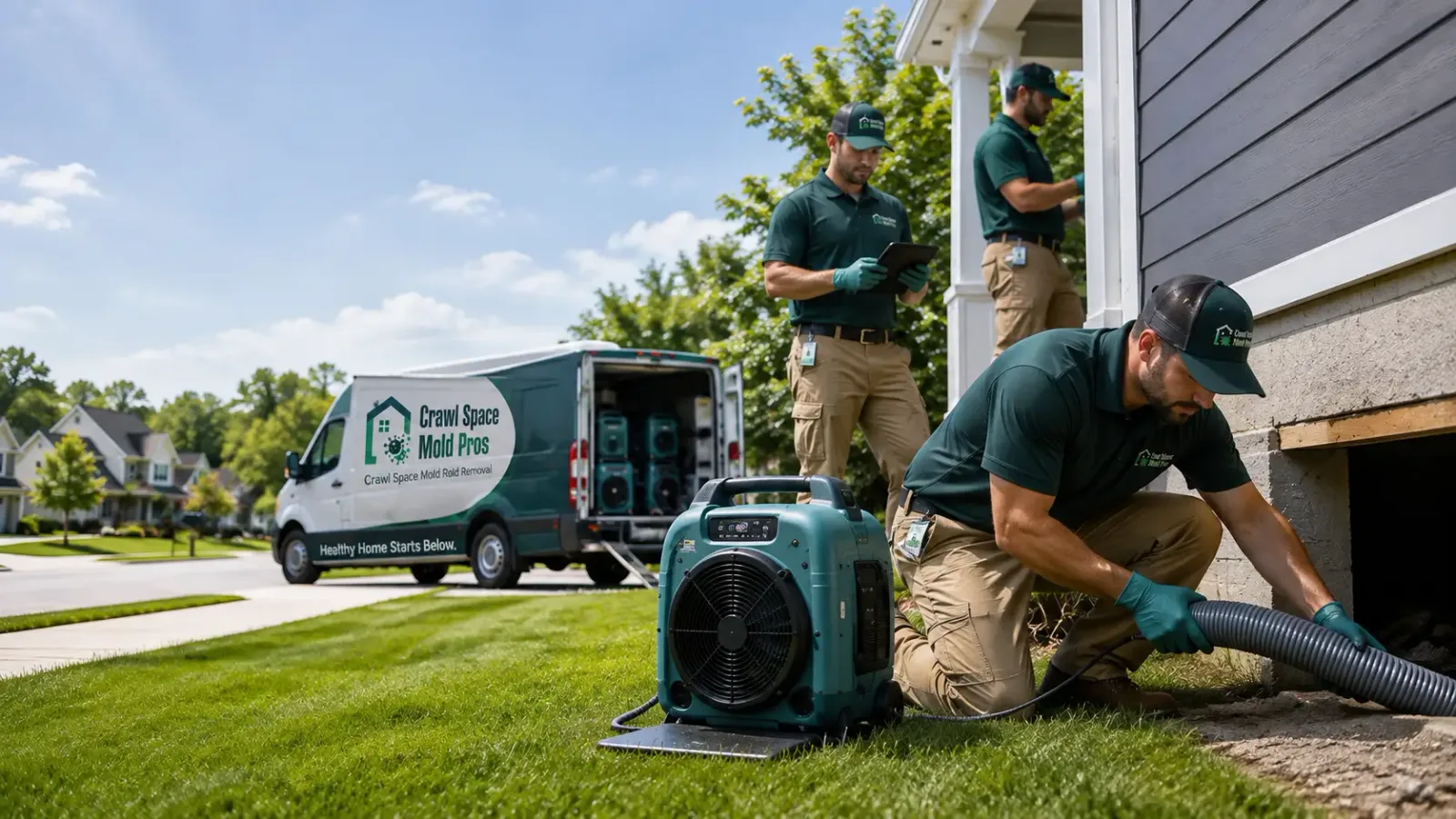 Crawl Space Mold Removal in Sayre, PA